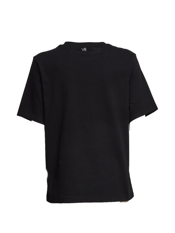 The Best Shops VICTORIA BECKHAM: T-shirts - T-Shirt - Schwarz