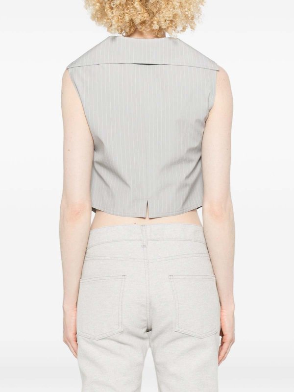 VIVIENNE WESTWOOD: waistcoats & gilets online - Meryl Pinstripe Waistcoat