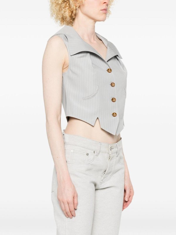 VIVIENNE WESTWOOD buy online Meryl Pinstripe Waistcoat