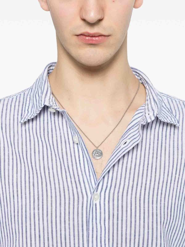 シャツ - ブルー Replica 
online: WOOLRICH