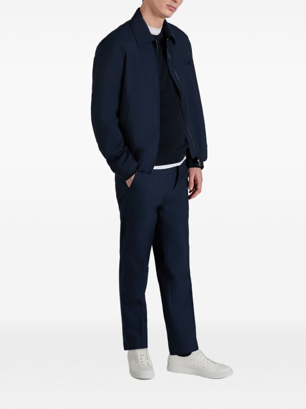 The Best Shops ZANONE: Suéteres con cuello pico - Suéter Cuello Redondo - Azul