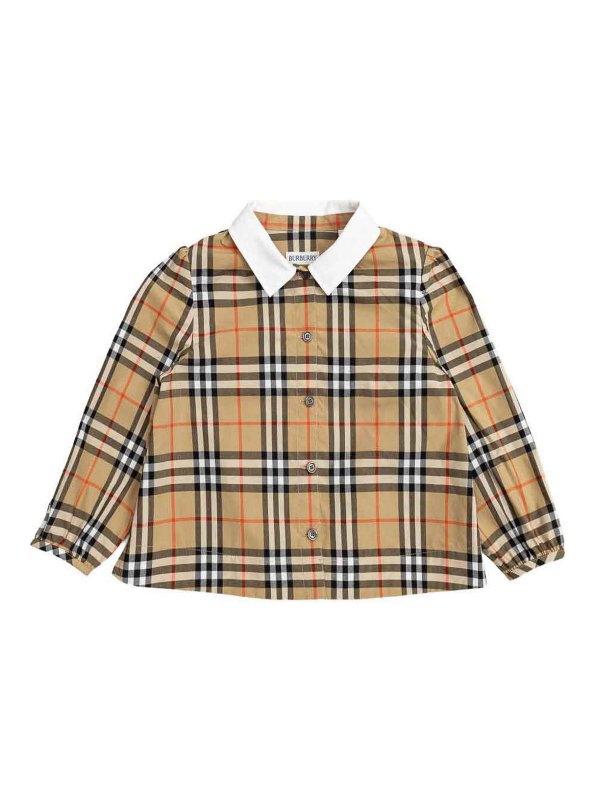 BURBERRY: shirts - Checked Shirt