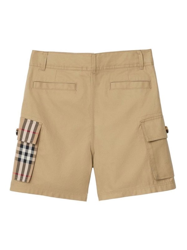 BURBERRY: Trousers Shorts online - Cargo Shorts In Check