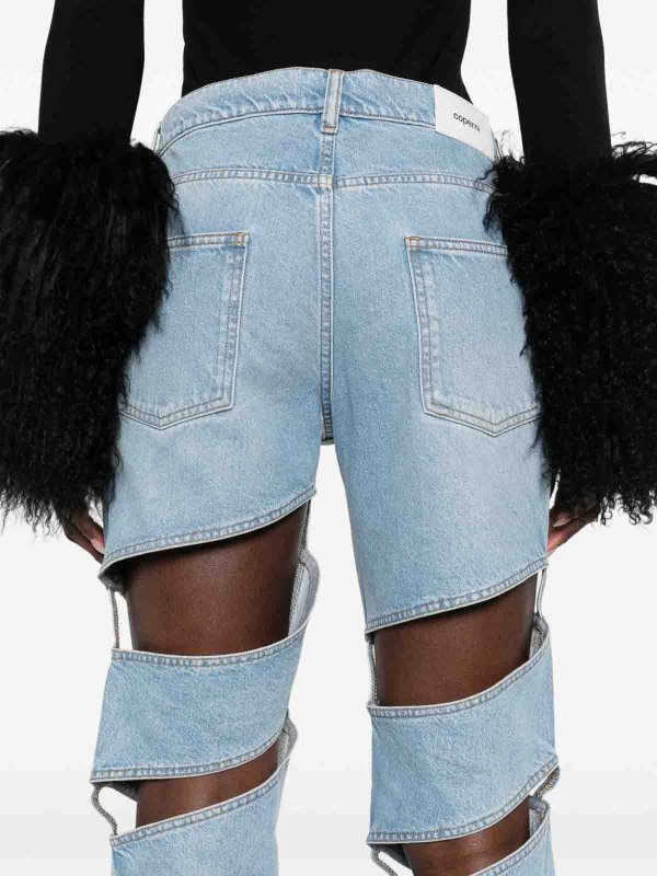 COPERNI: straight leg jeans online - Jeans With Cut-Out Detail