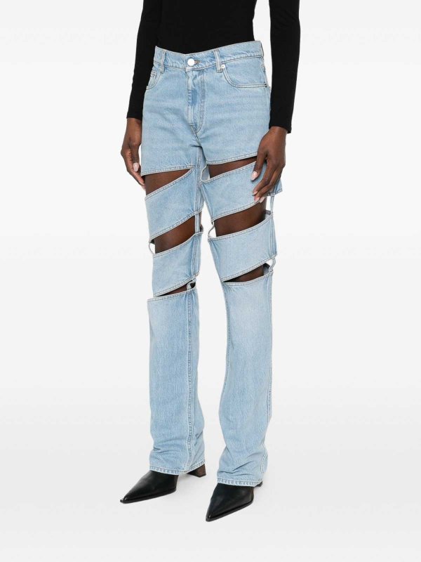 Jeans With Cut-Out Detail Replica 
online: COPERNI