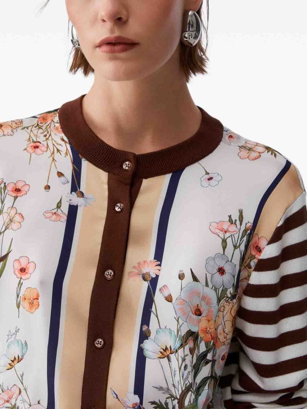 Striped Cardigan Replica 
online: Liu Jo