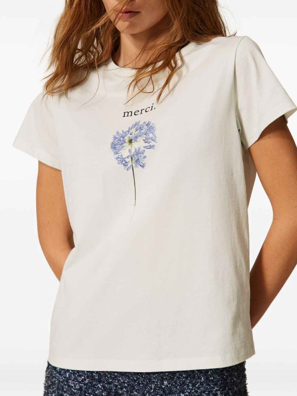 The Best Shops TWINSET: T-shirts - T-Shirt - Blanc