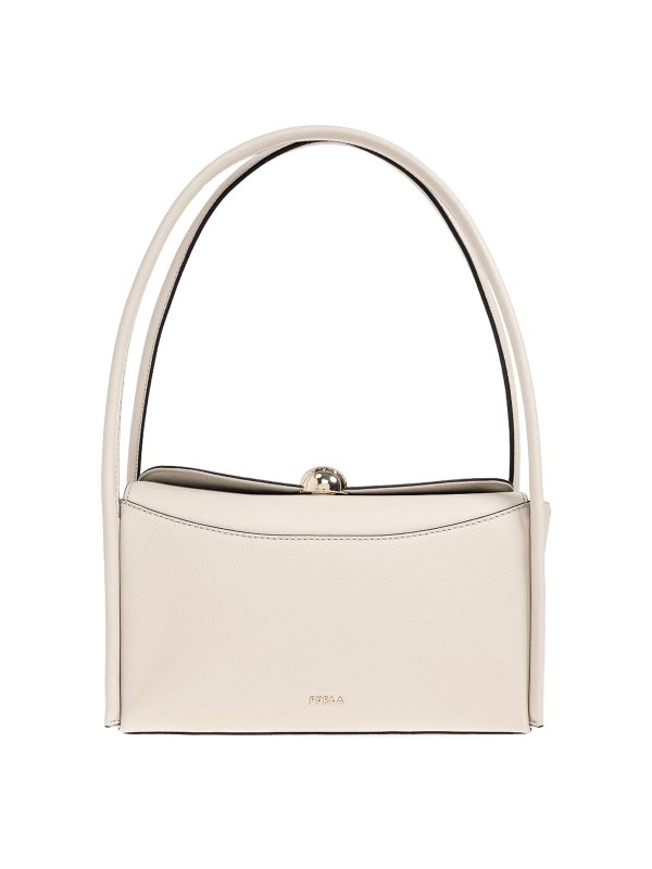FURLA: shoulder bags - Nicole Medium Leather Shoulder Bag