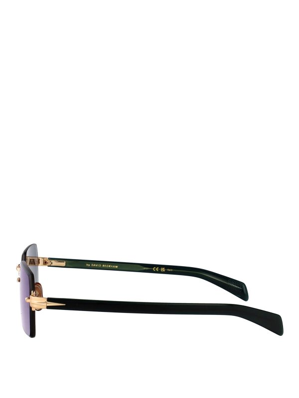 The Best Shops DAVID BECKHAM: Sonnenbrillen - Sonnenbrille - Gold