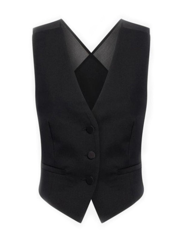 DONDUP: Westen - Weste - Schwarz