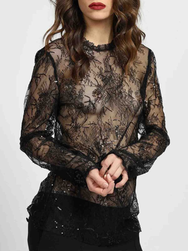Bluse - Schwarz Replica 
online: ALBERTA FERRETTI
