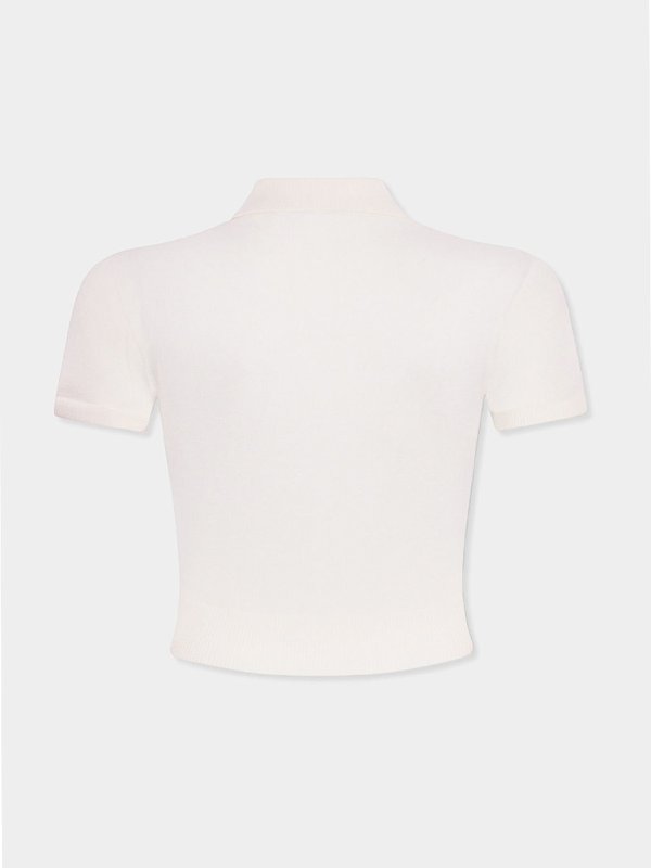 DSQUARED2: Pull col rond online - Pull Col Rond - Blanc