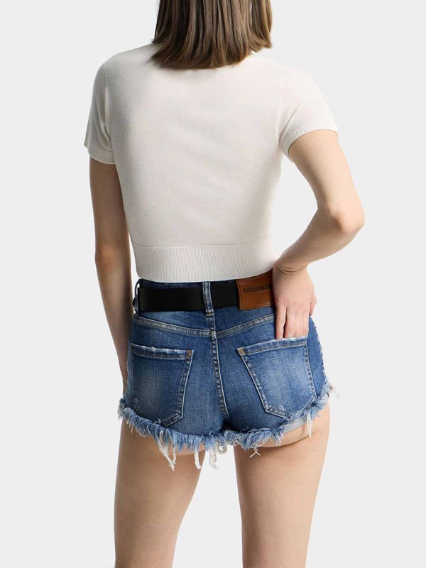 Pull Col Rond - Blanc Replica 
online: DSQUARED2