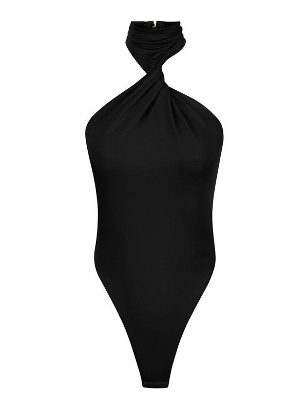 ELISABETTA FRANCHI: Tops und Tank Tops - Top - Schwarz