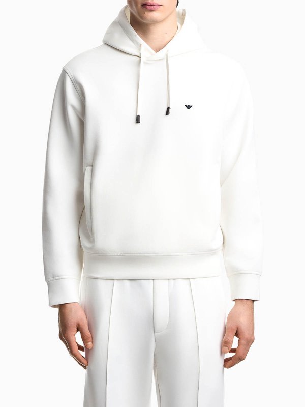 The Best Shops EMPORIO ARMANI: Sweatshirts und Pullover - Sweatshirt - Weiß