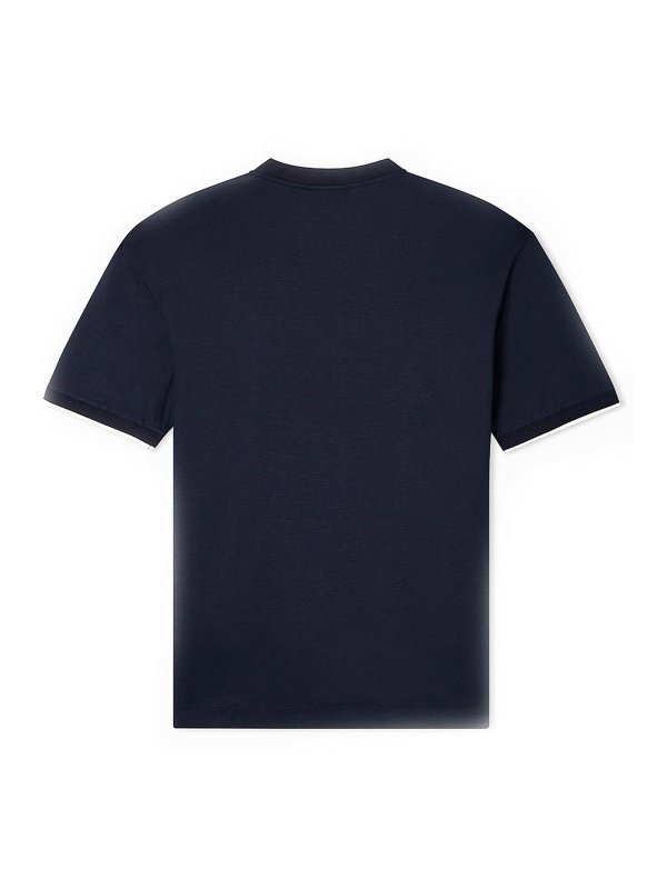 EMPORIO ARMANI: T-shirts online - T-Shirt - Bleu