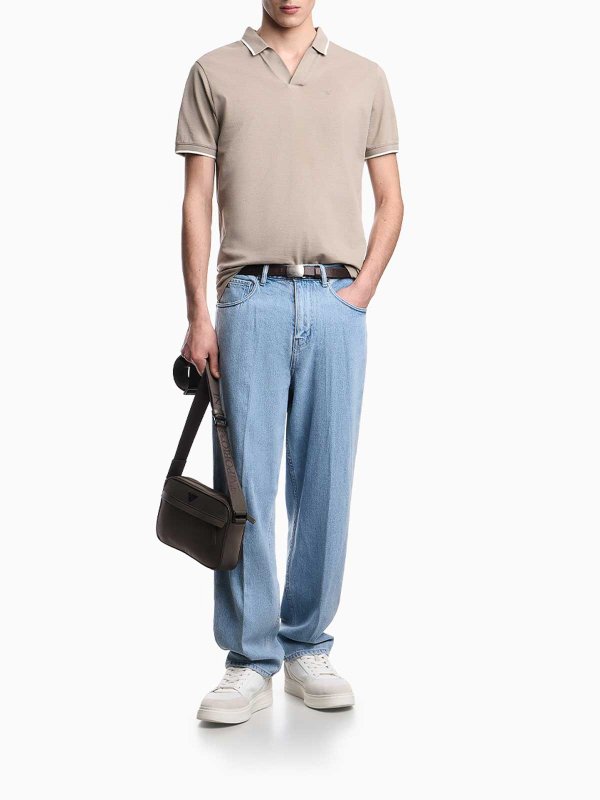 EMPORIO ARMANI: Polos  online - Polo - Marron Clair