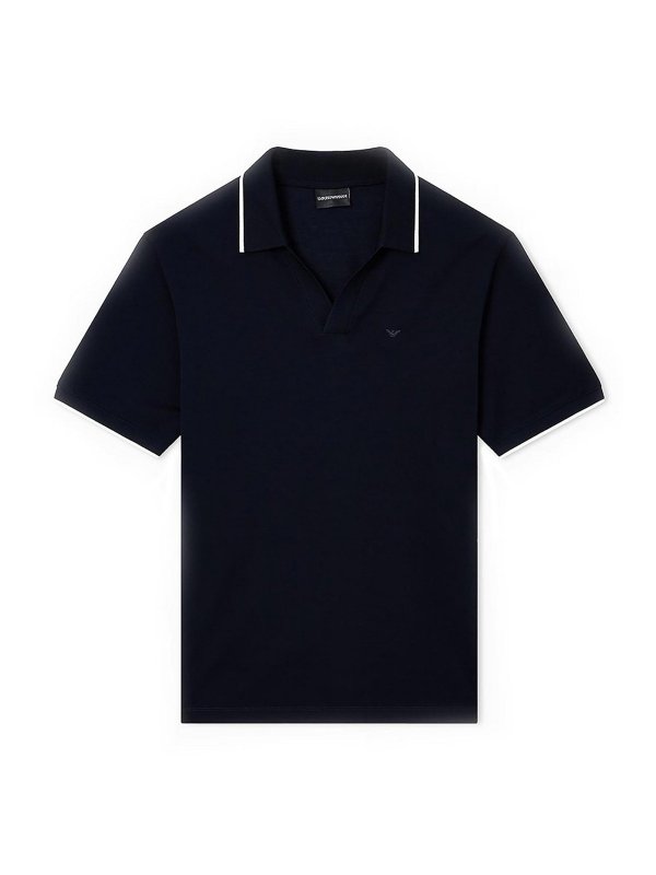 EMPORIO ARMANI: Polos  - Polo - Bleu