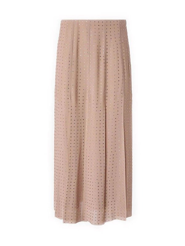 Pinko: Jupes midi et au genou - Jupe Midi - Couleur Chair