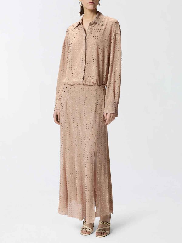 The Best Shops Pinko: Jupes midi et au genou - Jupe Midi - Couleur Chair