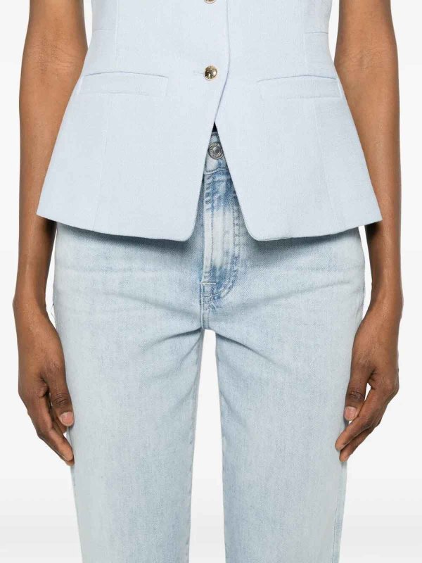 The Best Shops 7 FOR ALL MANKIND: Bootcut - Bootcut Jeans - Hellblau