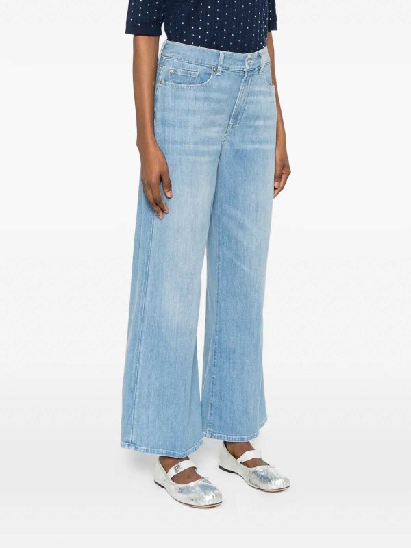 The Best Shops 7 FOR ALL MANKIND: ストレートジーンズ - ストレートジーンズ - ライトブルー