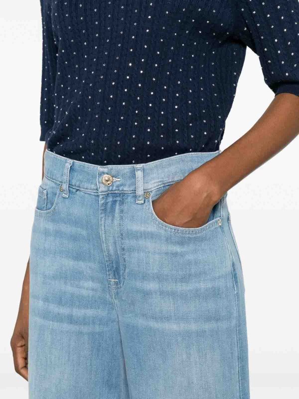 ストレートジーンズ - ライトブルー shop online: 7 FOR ALL MANKIND