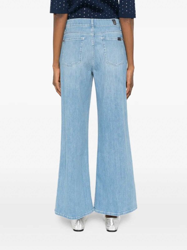 7 FOR ALL MANKIND buy online ストレートジーンズ - ライトブルー