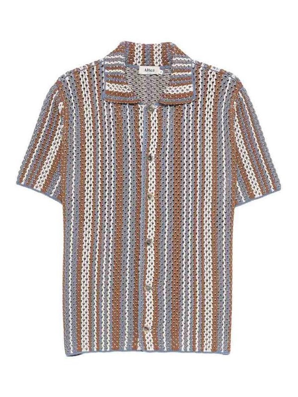 ALTEA: camicie - Camicia a maniche corte a righe
