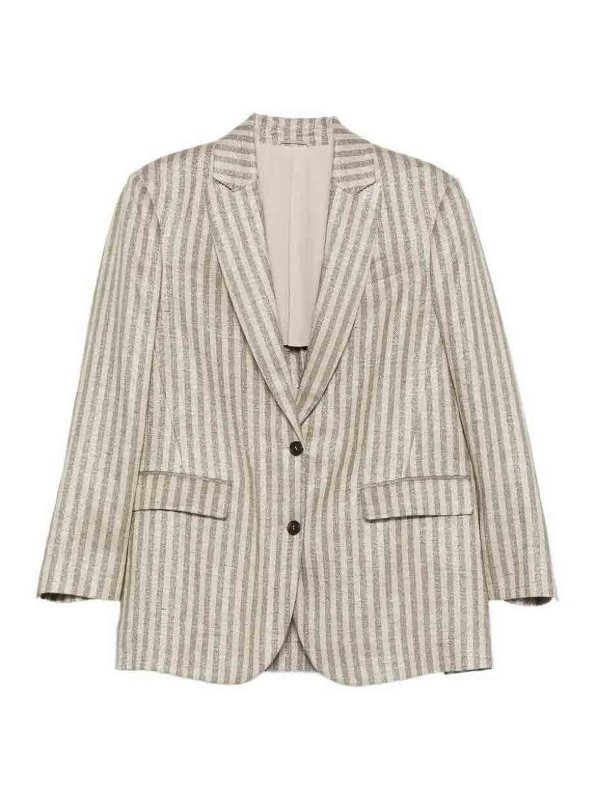 BRUNELLO CUCINELLI: blazers - Suit-Type Jacket