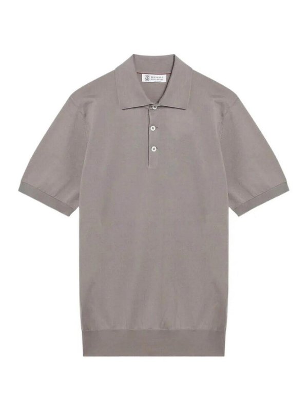 BRUNELLO CUCINELLI: Polos  - Polo - Marron