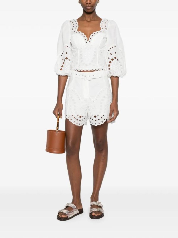 CHARO RUIZ: トラウザーショーツ online - ショートパンツ - 白