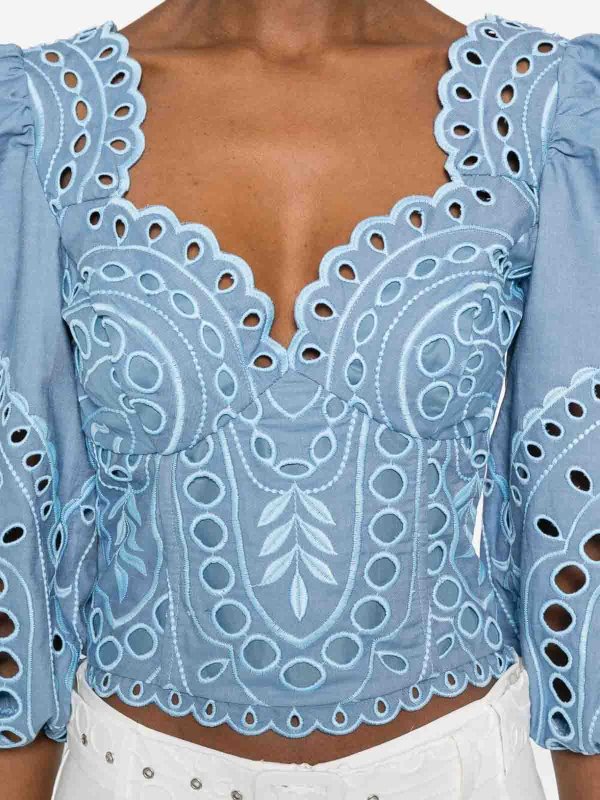 CHARO RUIZ buy online トップ/タンクトップ - ブルー