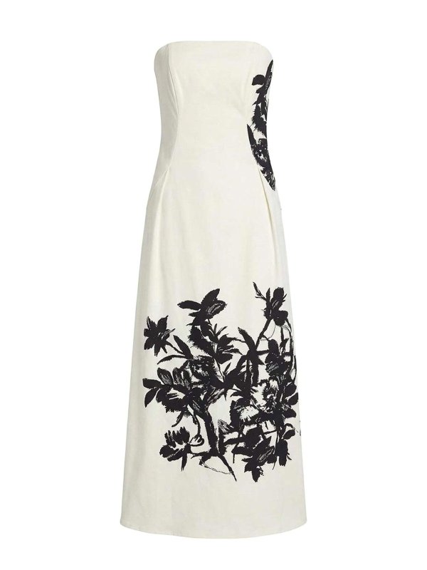 CRIDA: Maxikleider - Maxikleid - Weiß