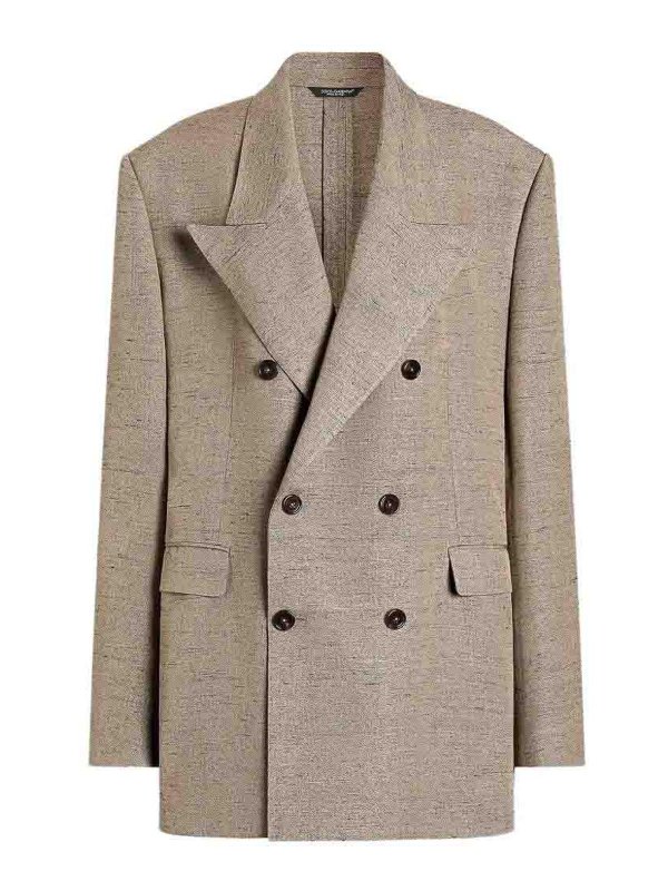 DOLCE & GABBANA: カジュアルジャケット - カジュアルジャケット - グレー