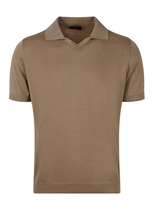 DRUMOHR: Poloshirts - Poloshirt - Beige