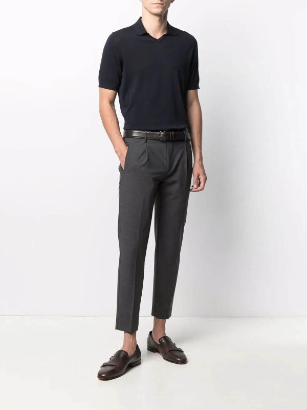 DRUMOHR: polo online - Polo Scollo A V Con Logo