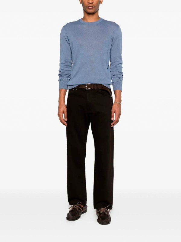 DRUMOHR: Pull col rond online - Pull Col Rond - Bleu