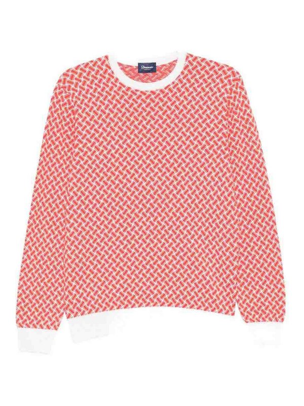 DRUMOHR: crew necks - `Razor Blade` Sweater