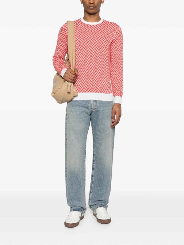 DRUMOHR: crew necks online - `Razor Blade` Sweater