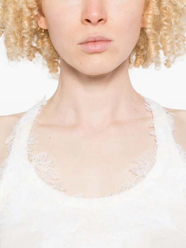 The Best Shops ERMANNO SCERVINO: Tops y camisetas sin mangas - Top - Blanco