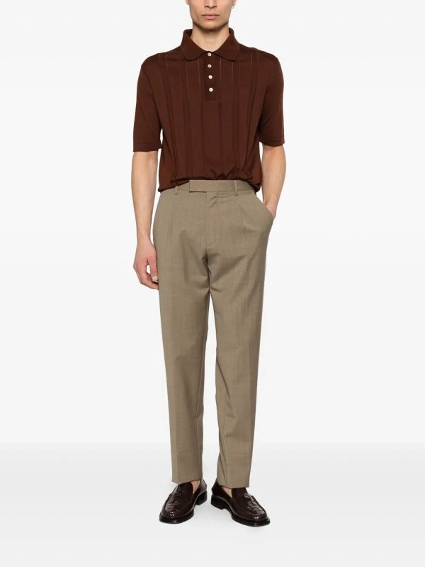 GTA: casual trousers online - `Silvio` Wool Pants