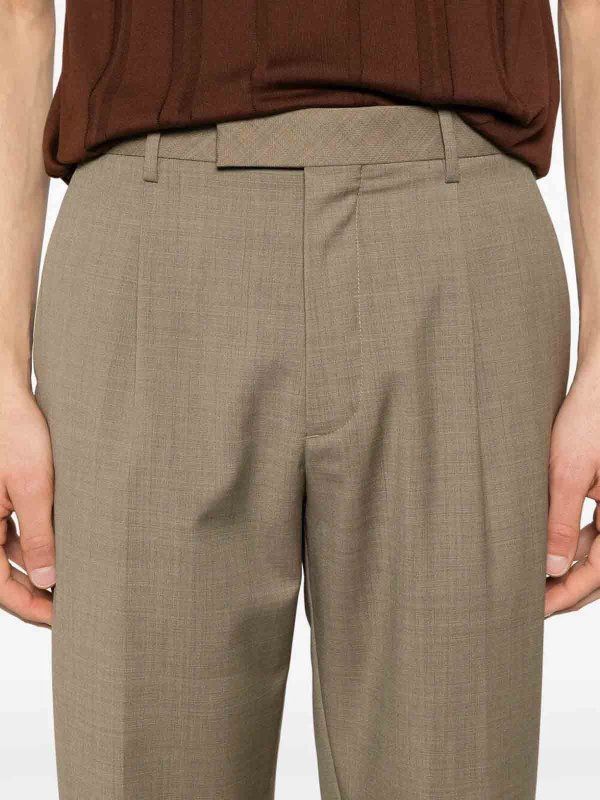 The Best Shops GTA: casual trousers - `Silvio` Wool Pants