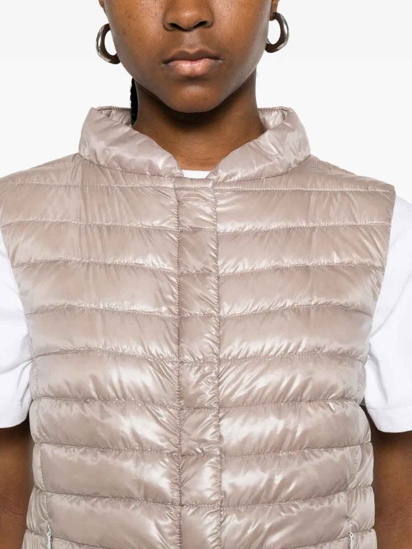 The Best Shops HERNO: padded jackets - `Vera` Padded Vest
