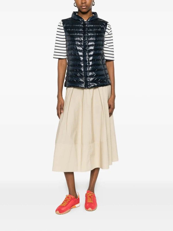 HERNO: padded jackets online - `Vera` Padded Vest