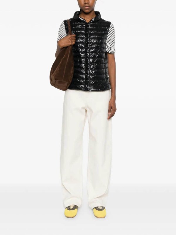 HERNO: padded jackets online - `Vera` Padded Vest