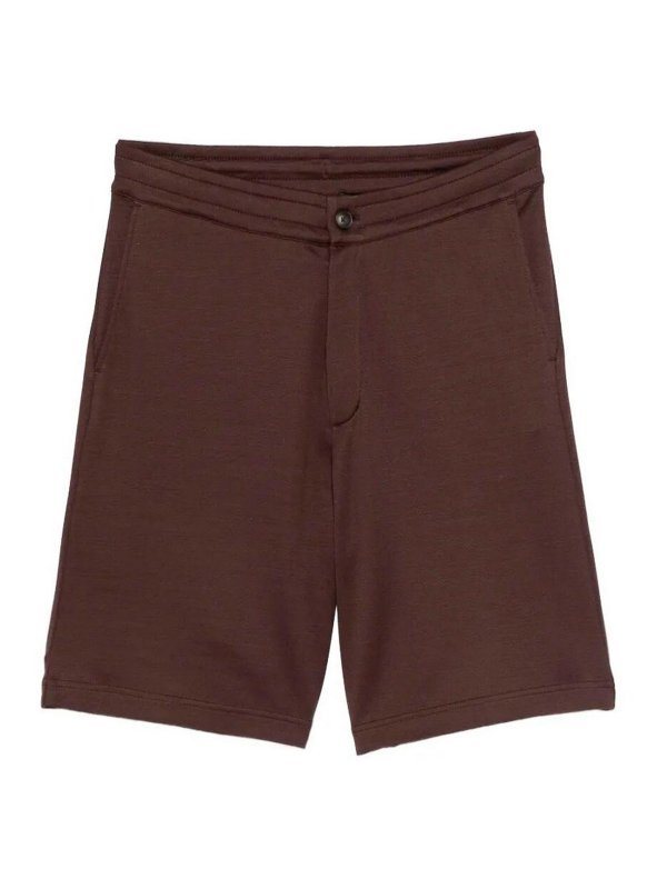 HERNO: Hosen Shorts - Shorts - Dunkelbraun