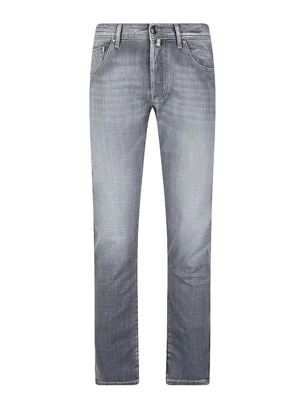 JACOB COHEN: カジュアルトラウザー - カジュアルパンツ - 黒