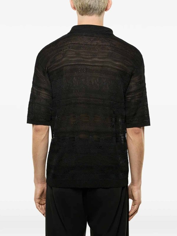 Knitted Polo shop online: LANEUS