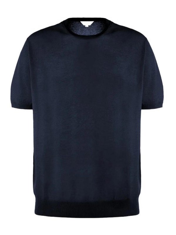 MALO: Pull col rond - Pull Col Rond - Bleu